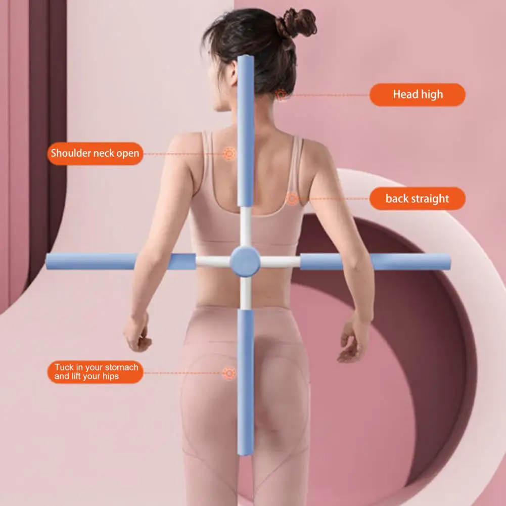 

Adjustable Yoga Sticks Stretching Humpback Correction Stick Open Shoulder Beauty Back Bar Bodybuilding Back Posture Corrector