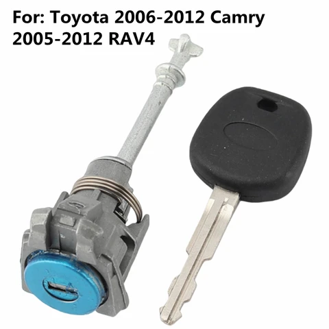 Цилиндр замка передней левой двери автомобиля для Toyota 2006-2012 Camry Reiz Rav4, сердцевина замка с 1 ключом