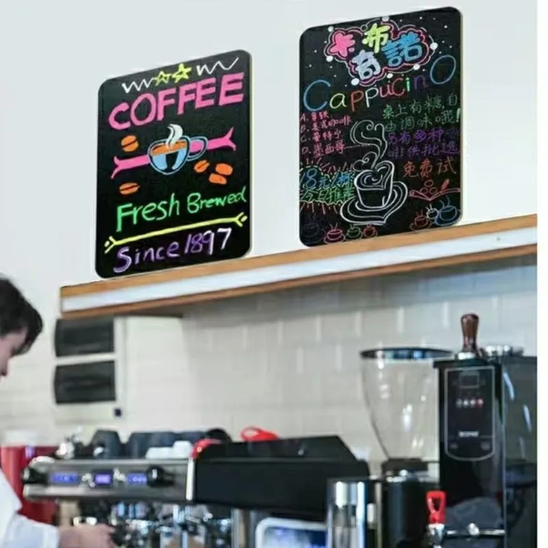 25 * 20cm Small Blackboard Home Use Store Sign Signboard Door Number Notification Repeatedly Use Decorative Board Ornament ZJ374