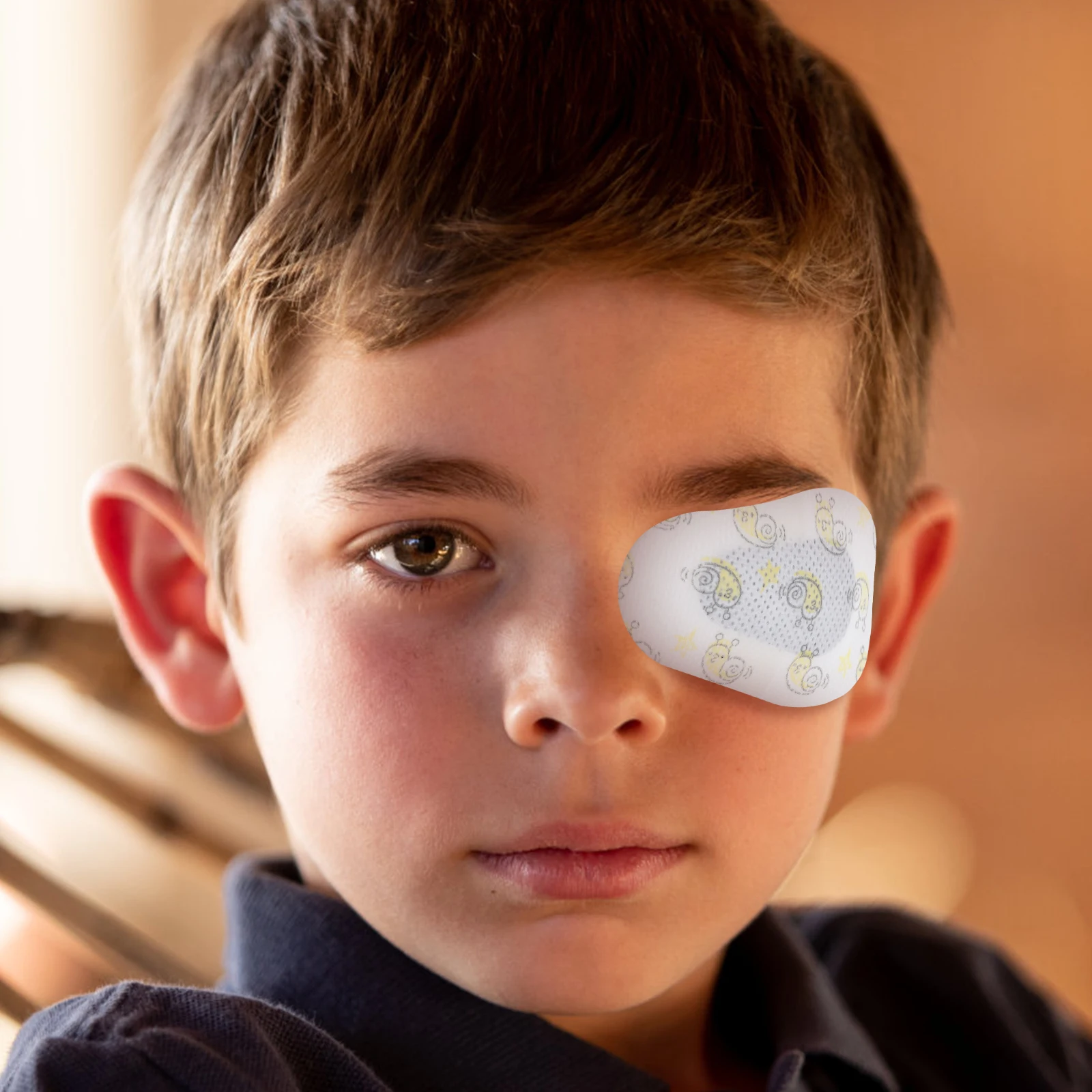 40 Sheets Full Coverage Correct Eye Patch Child Kids Patches Non-woven Fabric Covers