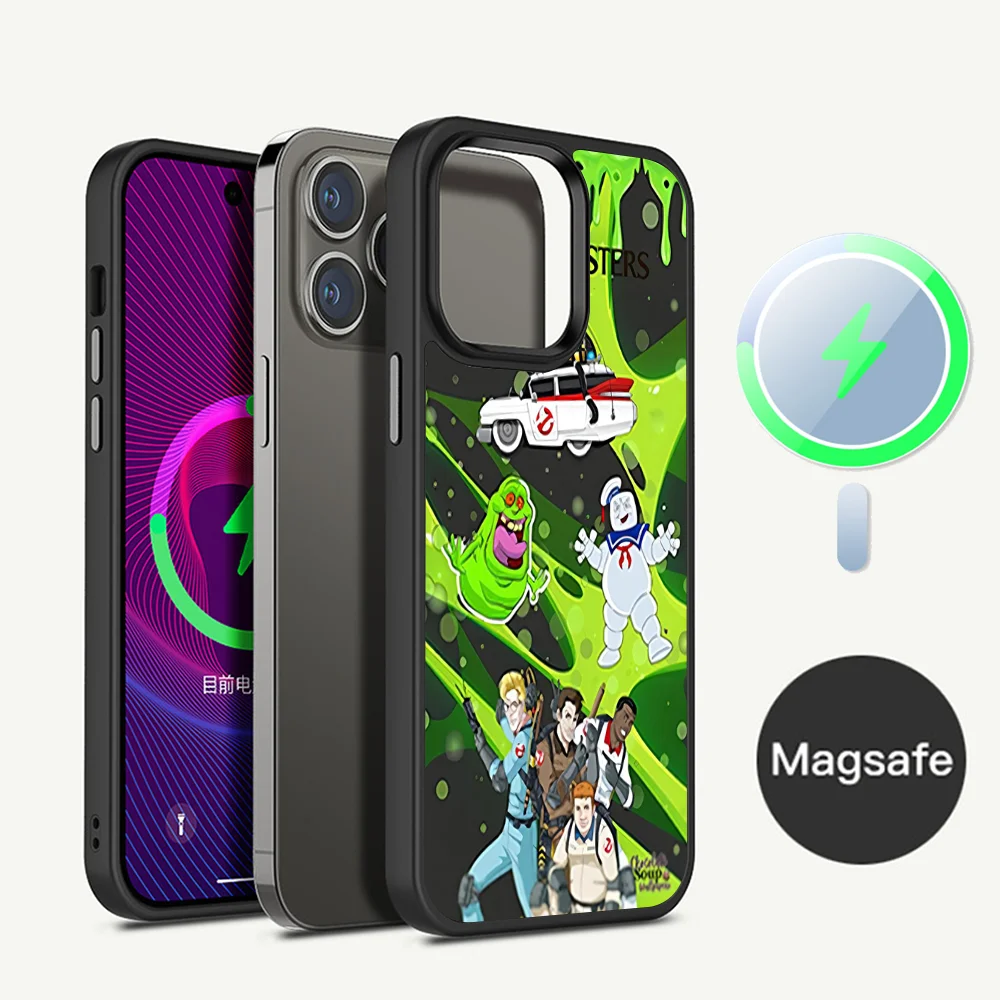 Movie E-Extreme G-Ghostbusters Phone Case Magesafe Magnetic Wireless Charge Case For iPhone 16 11 12 13 14 15 Pro Max Plus Mini