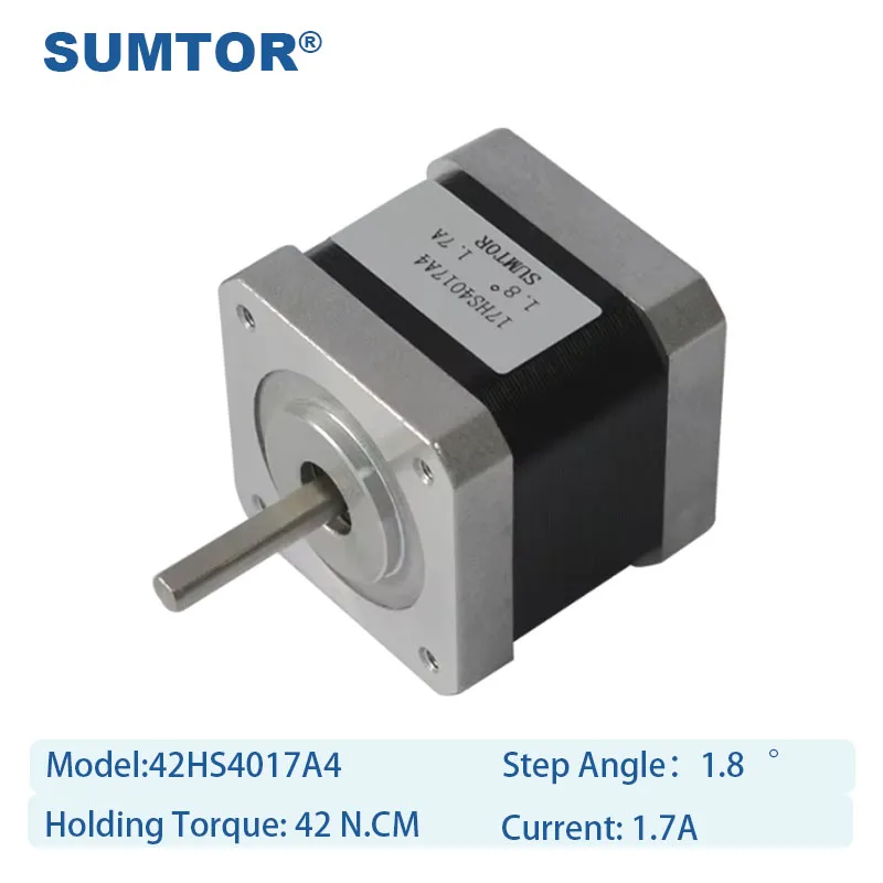 2 Stück 42HS4017A4 40 N.cm Hybrid-Schrittmotor, 2 Phasen, Nema 17 Schrittmotor, Haltekoment und 1,7 A, 40 mm