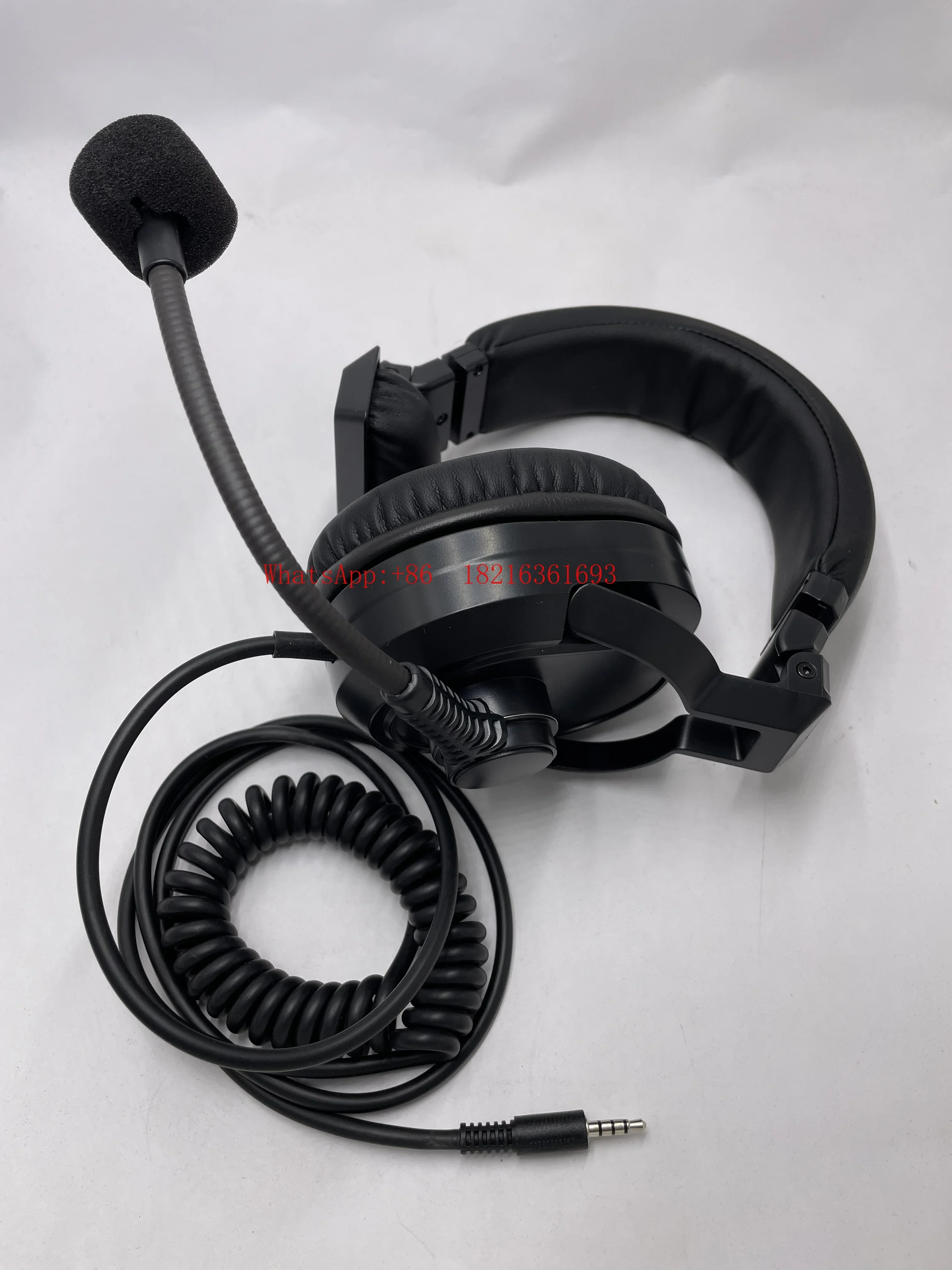 Limited Offer 3.5 Plug Single-sided Headset Microphone Rod Can Rotate 270 Degrees, Comfortable Device