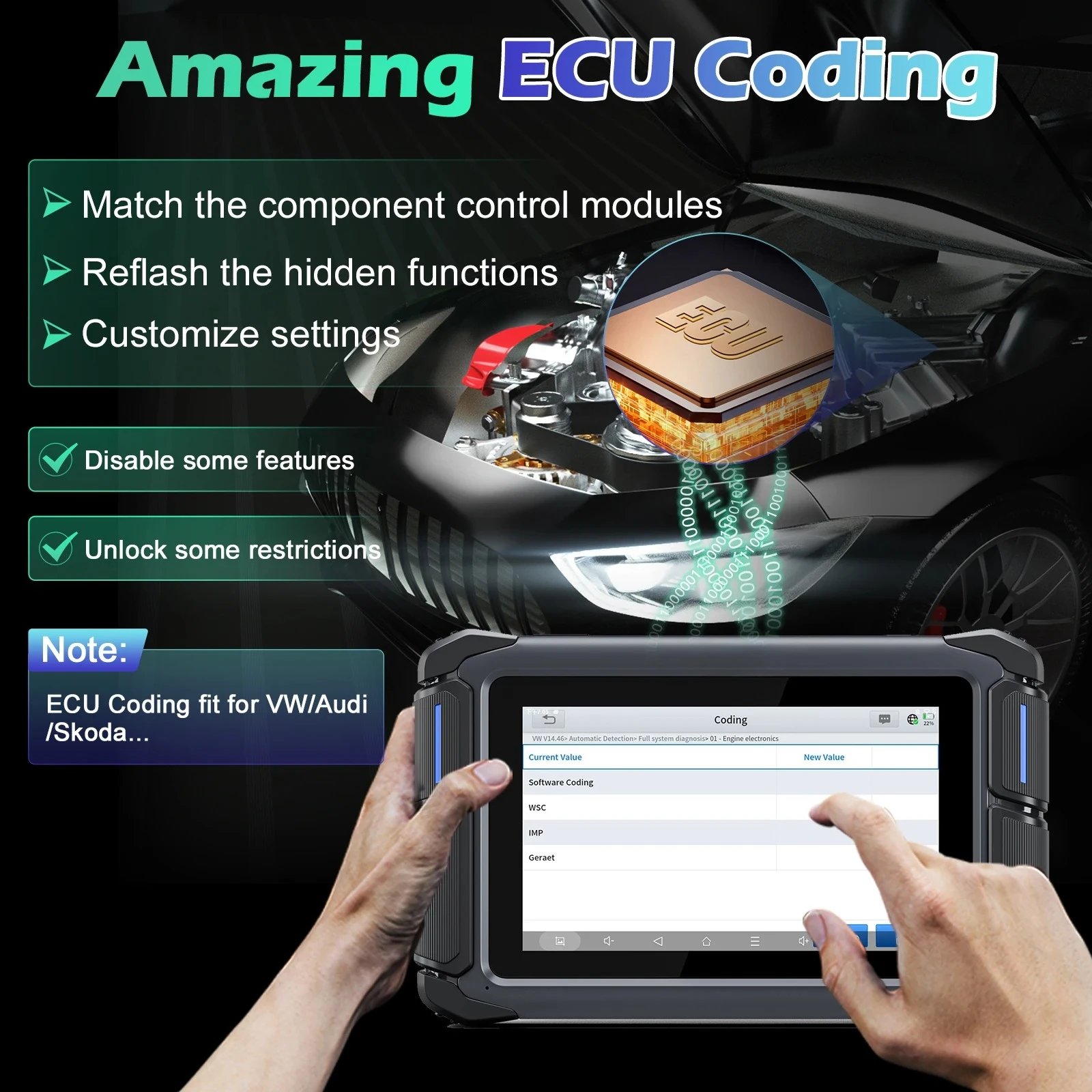 Professional Automotive Scanner VDIAGTOOL VD70 Car Maintenance Tools Scanner Diagnostic Auto Byd Diagnostic Tool