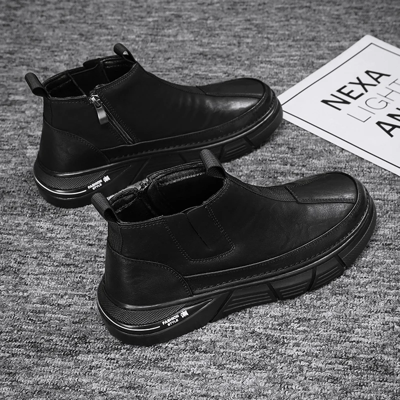 

Mens Shoes Men Chelsea Boots Men's Boot Booties Man Casual Sneakers Taco Ankle Boots Men's Safety Shoe Luxury Shoes High Quality