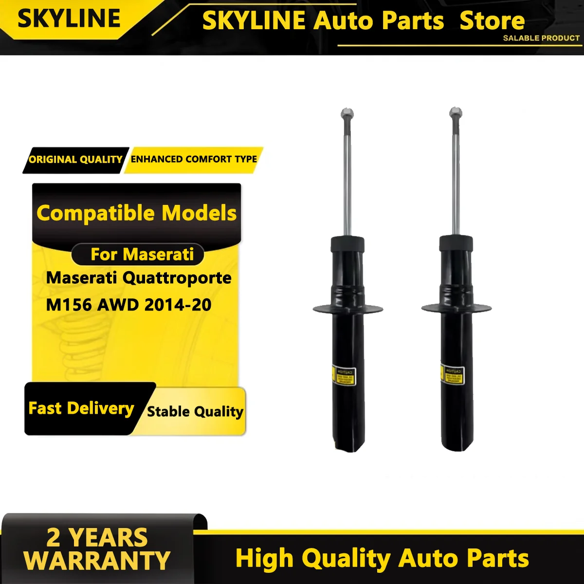 Комплект из 2 передних амортизаторов SKYLINE для Maserati Quattroporte 4WD M156 Ghibli 3.0T 2014-2016 6700088