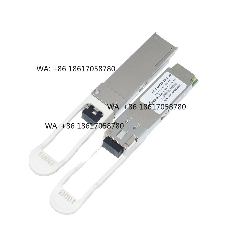 Digital Coherent 100G ZR QSFP28 O 80KM Full C-band Tunable 50GHz 100GHz