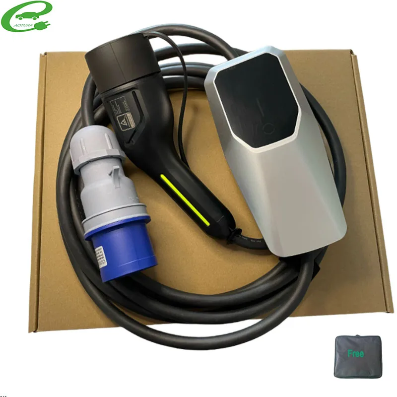 AOTUKA 11KW J1772 16A Charger Type2 EVSE Charging Wallbox Electric Car Charger CEE Plug IEC62196-2 Electric Vehicle Charger