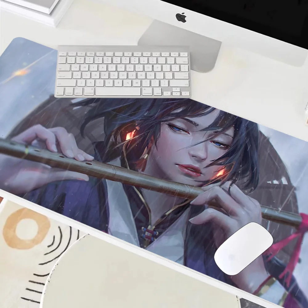 Flute Girl Mousepad Mouse Mat Desk Mat With Pad Gaming Accessories Prime Gaming XXL Keyboard Pad Padding Mat