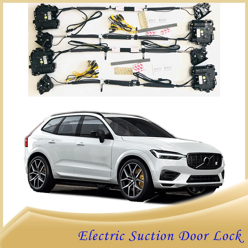 For VOLVO XC60 2017+ Electric suction door Automobile refitted automatic locks Car accessories Intelligence Soft Close