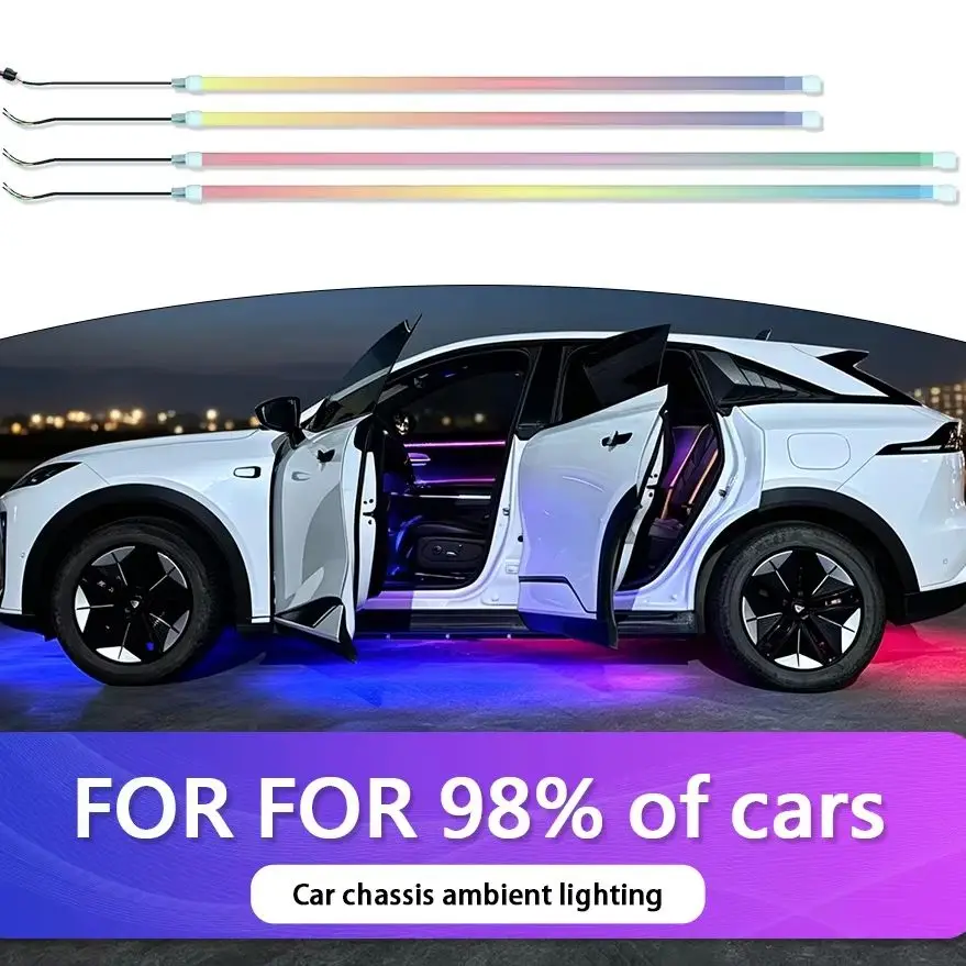 car LED decorative underbody ambient lights for cars multi color adjustable compatible with various vehicle models