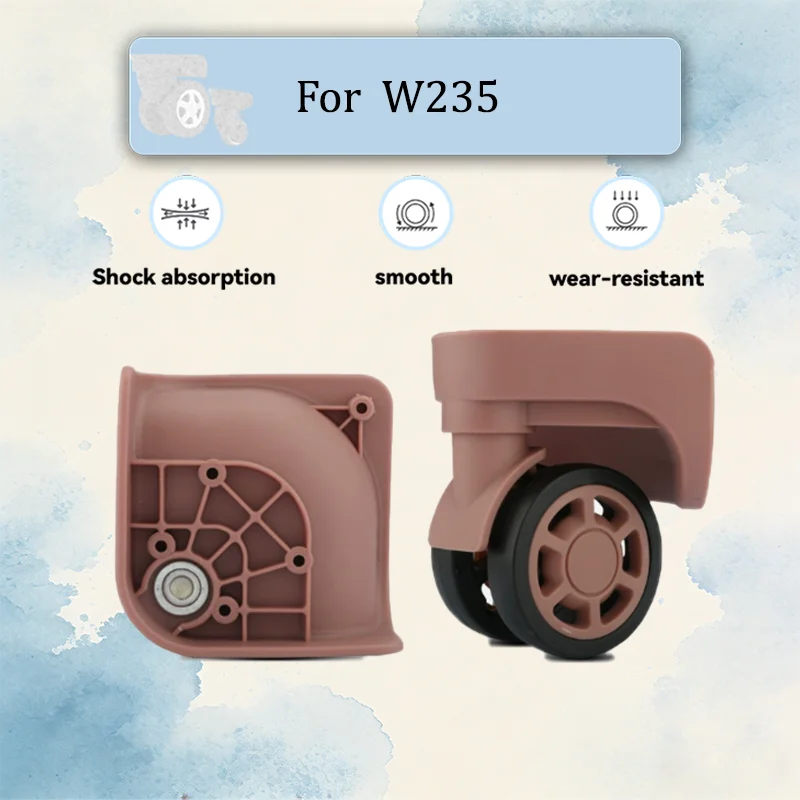 

Запасные колеса для W235 All Terrain, износостойкие, из ТПУ, вращение на 360° ° Поворотные стальные подшипники для чемоданов
