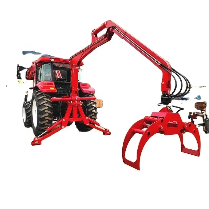 China Top Quality Mini Wood  Log Crane Grapple  for ATV/tractor in Germany/Canada/USA/Brazil