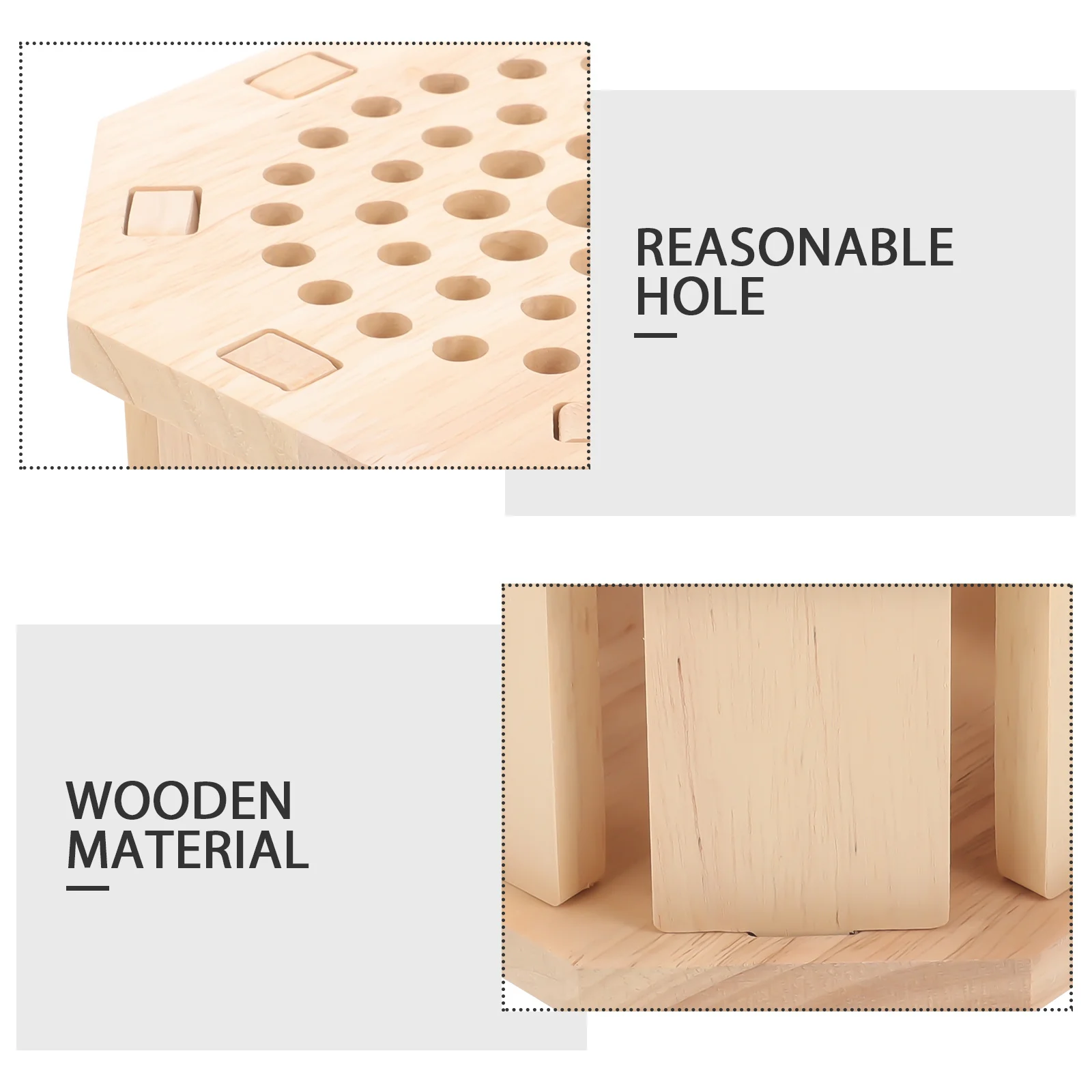 

Rack Multifunctional Wooden Storage Holder For Leathercraft Tools Diy Craft Tool Stand Tool Storage Box For Home