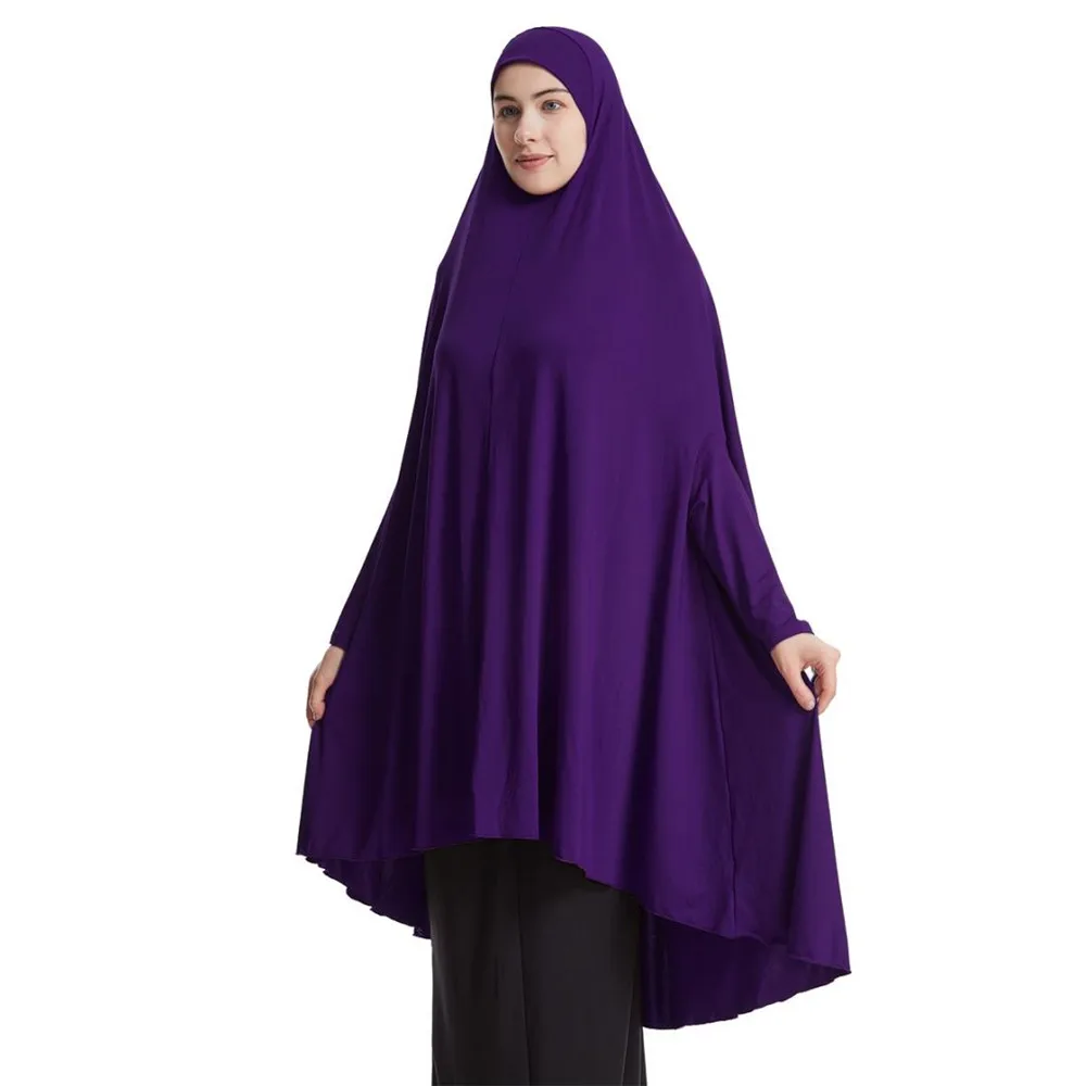 Imagem -05 - Vestido de Oração Khimar Grande para Mulheres Muçulmanas Abaya Lenço Niquab Islam Caftan Vestido Burka Serviço de Adoração Árabe Ramadã