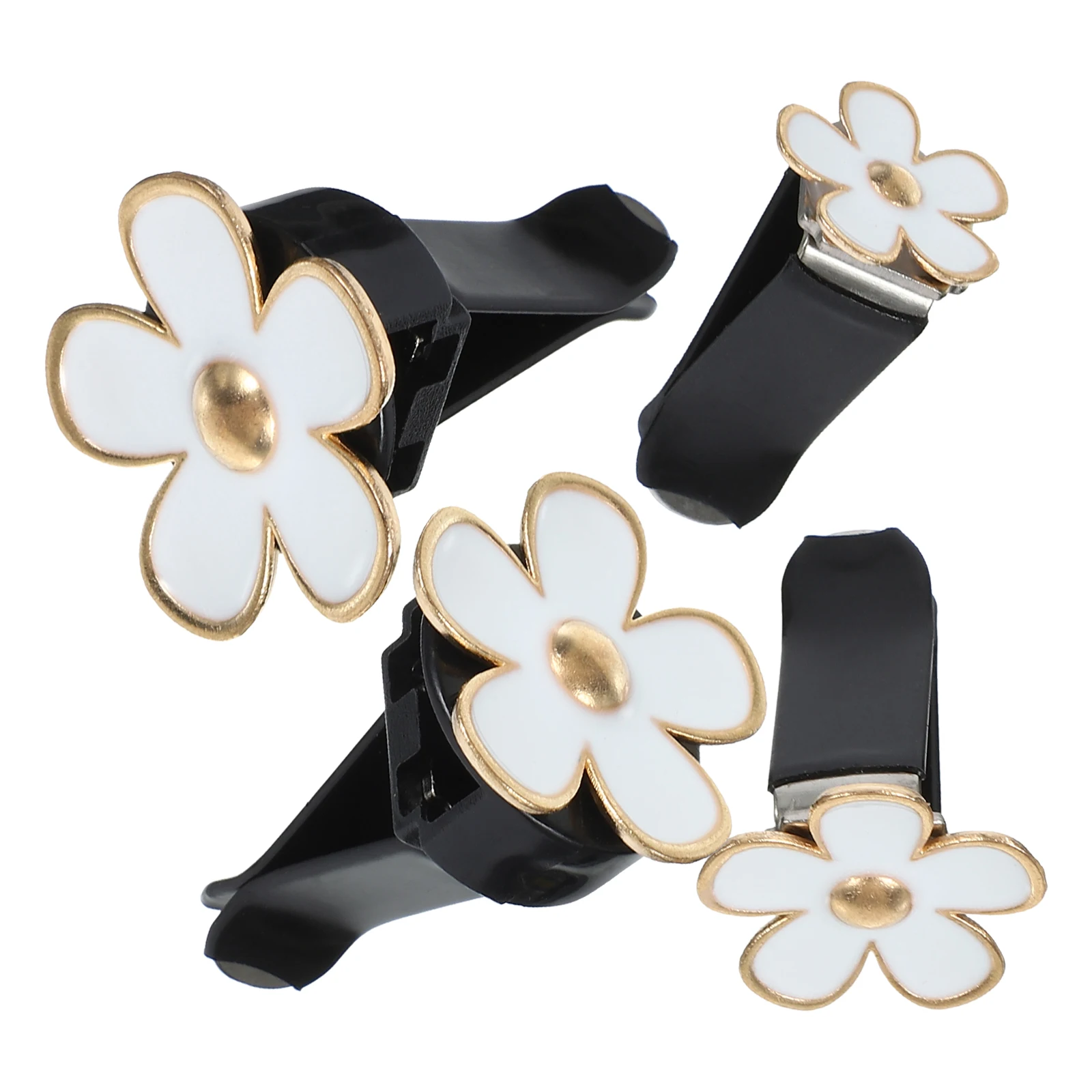 

4pcs Air Freshener Vent Clips Creative Car Outlet Clips For Women Cute Dashboard Decorations Compact Car Interior Decor
