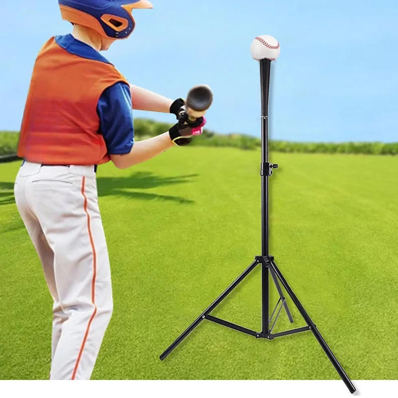 

Baseball Tee Batting Tee Stable Tripod Stand Base for Adults and Teens