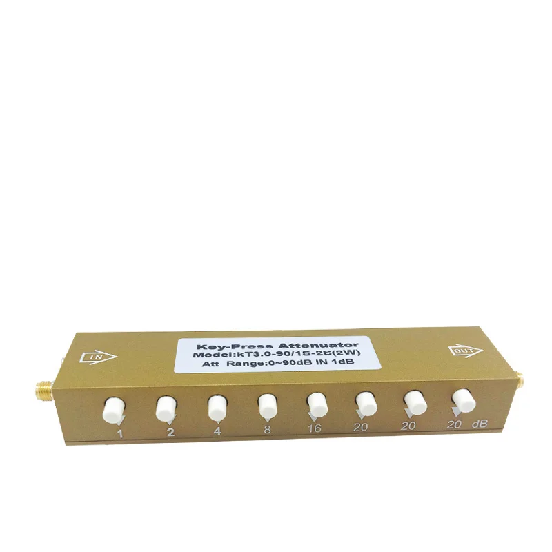 

SMA/N type adjustable attenuator 0-90dB step 4G RF signal attenuator/5W button adjustable attenuator