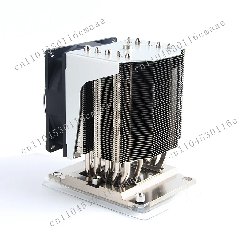 Suitable for Heat Pipe Square Rectangular LGA3647 3U 4U Side Blowing CPU Radiator Fan 205W