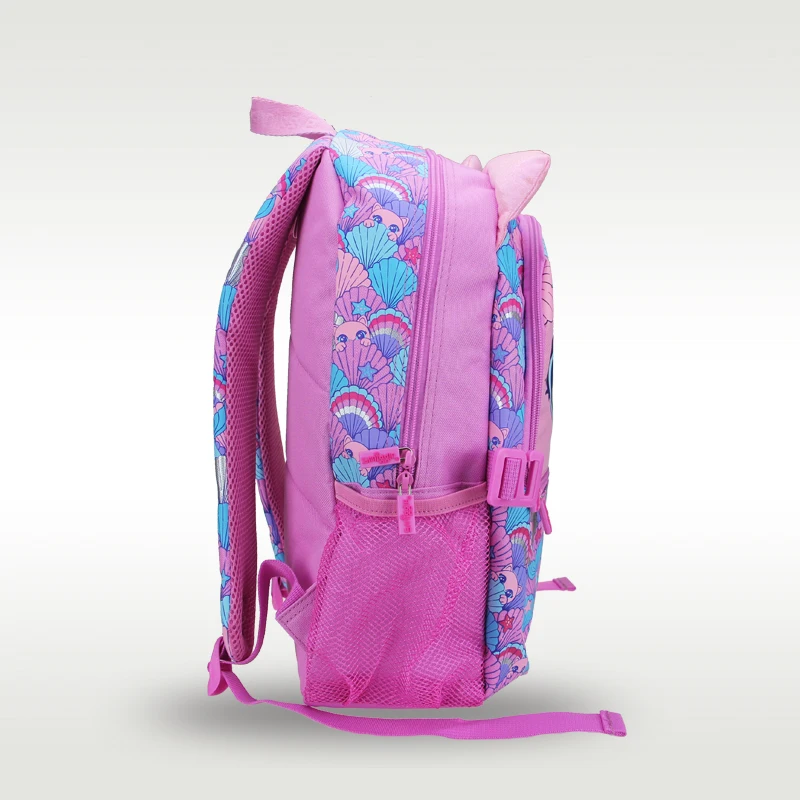 Mochila Original para Crianças, Mochila Feminina, Gato Shell Rosa, Papelaria Kawaii Aprendizagem, Austrália Smiggle, 16"