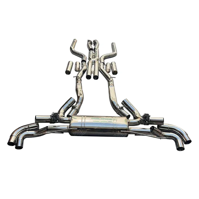 Catback Quad Exhaust System Fit for  X7 M50i M60i Valved Sport Exhaust System