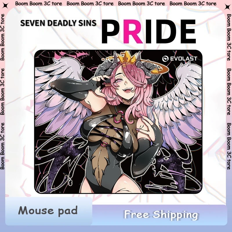 

The Seven Deadly Sins PRIDE Xsoft Mousepad Fine Surface Control Neutral Astringent Esports Mouse Pad for FPS Game Pc Accessories