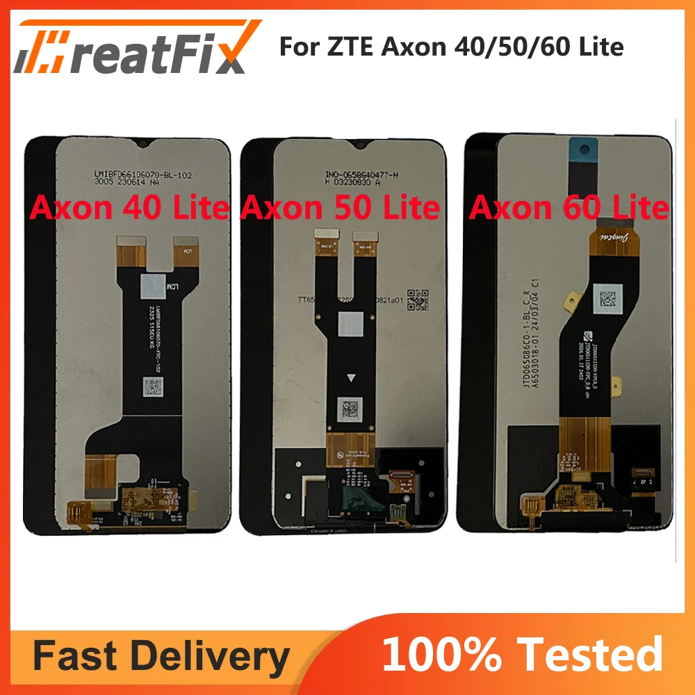 

Original Tested LCD For ZTE Axon 40 Lite LCD DIsplay Screen Digitizer Assembly For ZTE Axon40 Lite Axon 50 Lite Axon 60 Lite LCD