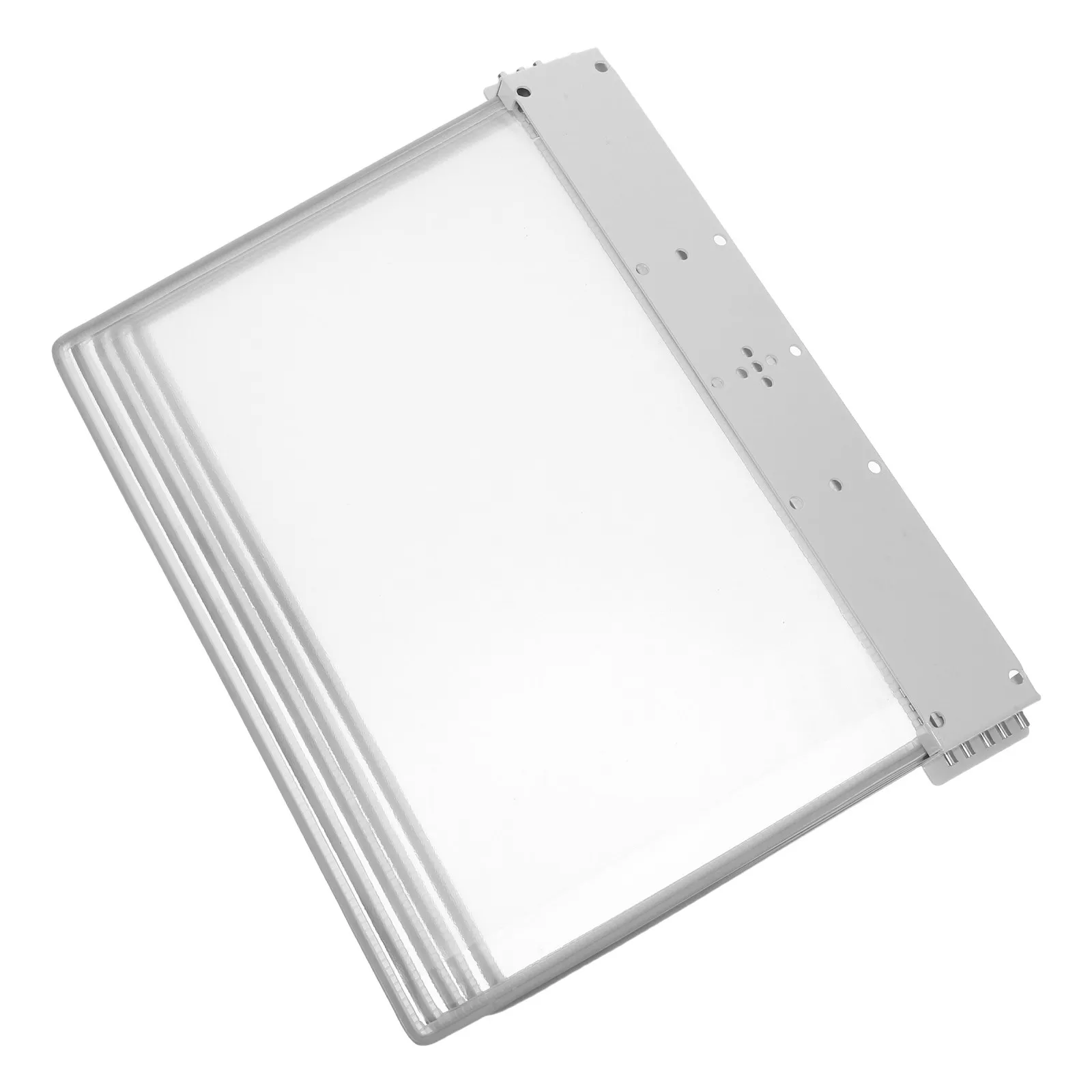 

Wall-Mounted File Organizer A4 5-Page Flip Document Holder Office Classroom Public Space Wall Files Display Rack Document