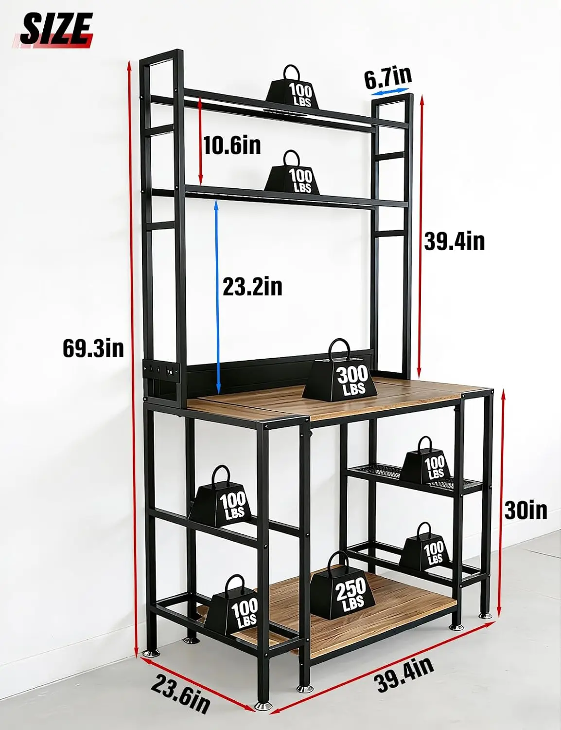 3D Printer Stand with Filament Storage Workbench