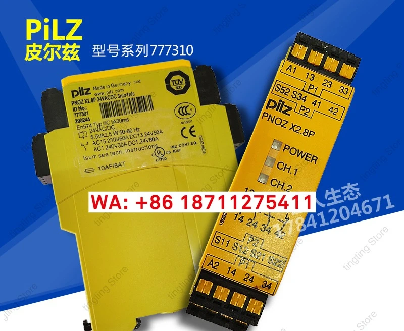 Pilz Germany PiIZ safety relay PNOZX2.8P777301 787302 777305 787300