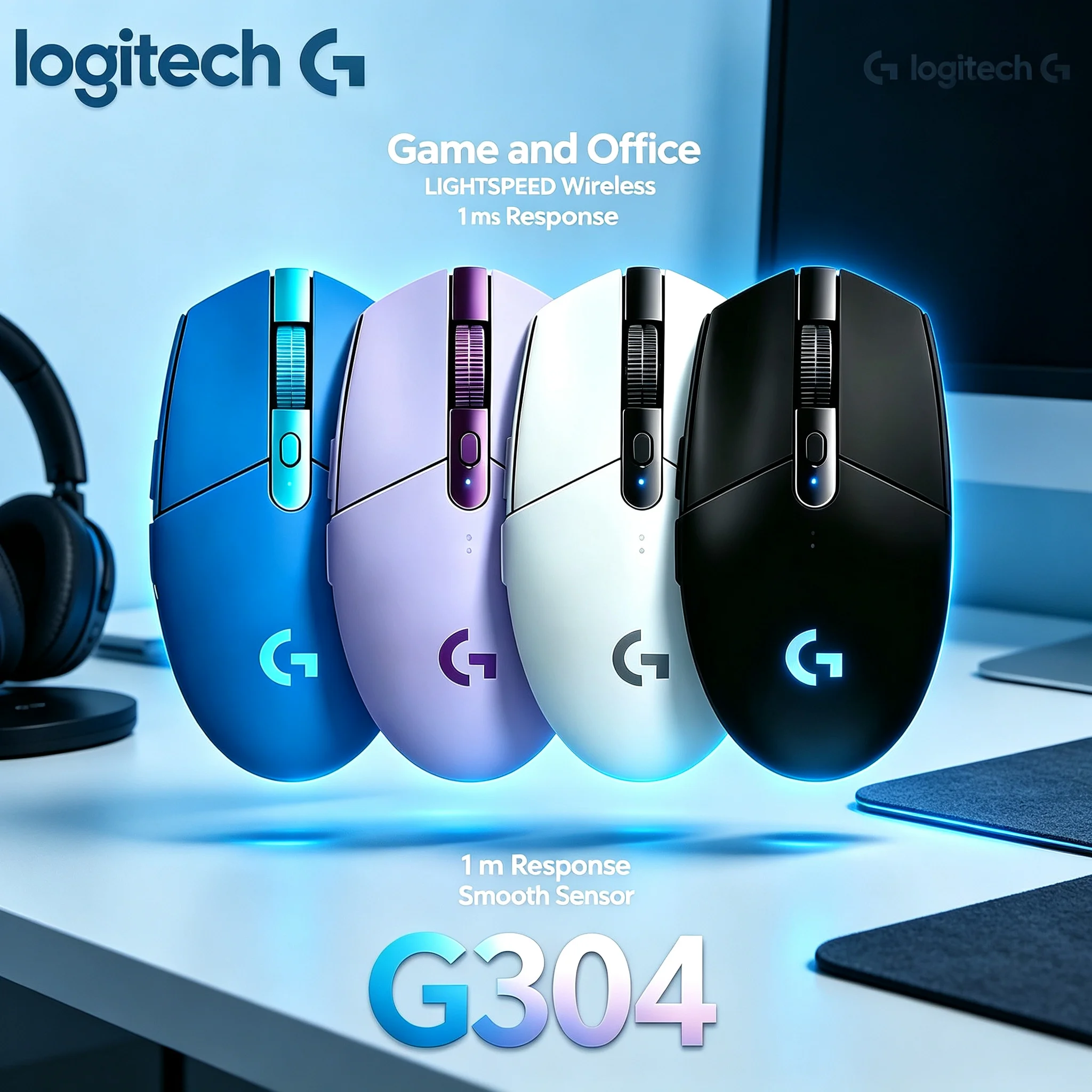 Logitech G304 Genuine Wireless Gaming Mouse 12000 DPI Optical Sensor Mice For Mac Windows Computer