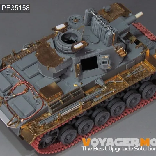 Voyager Model PE351119 1/35 WWII German Pz.KPfw.III Ausf.N DAK basic(For TAKOM 8011) 	(Not Include Tank Model)