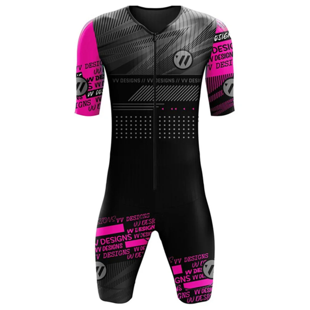 Vvsportsdesigns Men\'s Pro Team Skating Skinsuit Roller Race Clothing Roller Competition Speed Skating Slide Inline Speedsuit