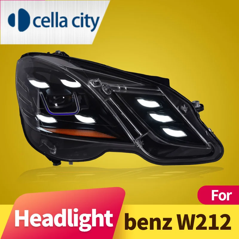 

Headlight Assembly for Mercedes-benz E-class W212 2009-2012 LED DRL LED Turn Signal LED Dual Beam Lens