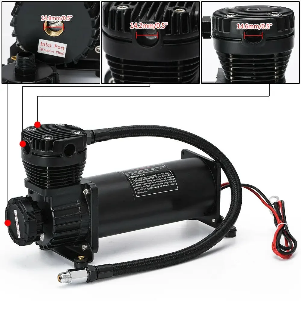 

Factory Waterproof Digital Tire Inflator Portable 480C Air Ride Suspension Kits for Cars 4x4 On-Road Inflating Tires Pressure