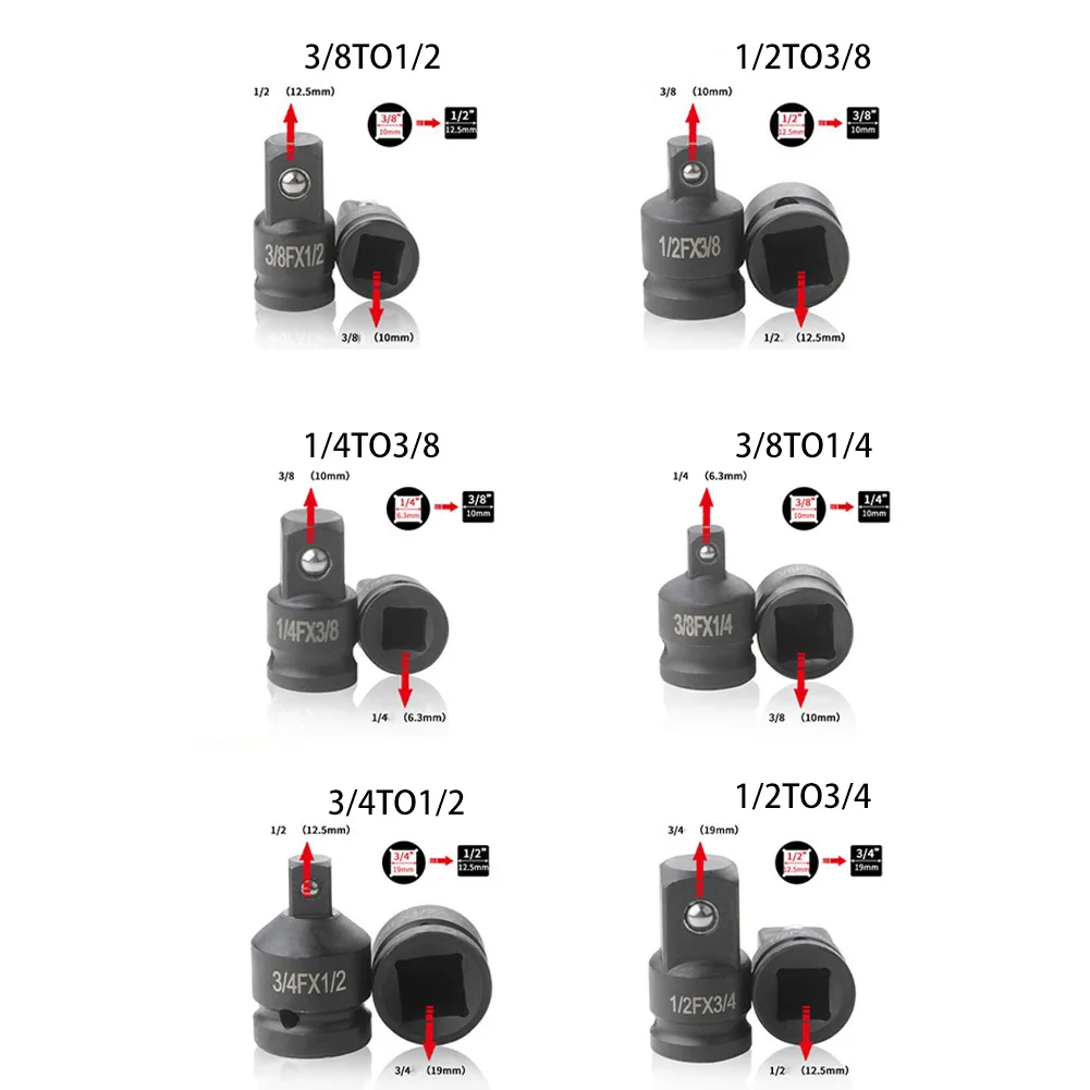 

For Mechanics For DIY Projects Socket Convertor Adaptor Phosphate Treatment Rust-resistant Ball Bearing Fixation