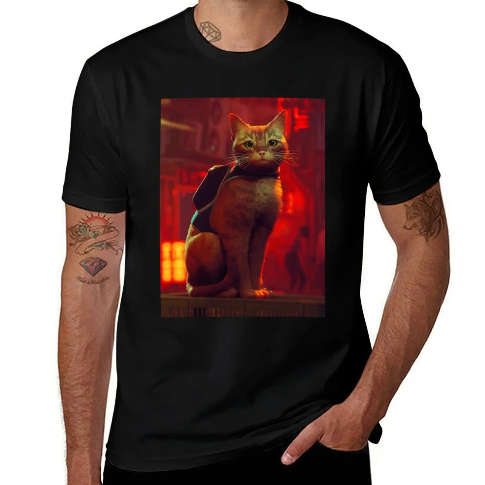Stray Game T-Shirt Casual Work Wear T-Shirt