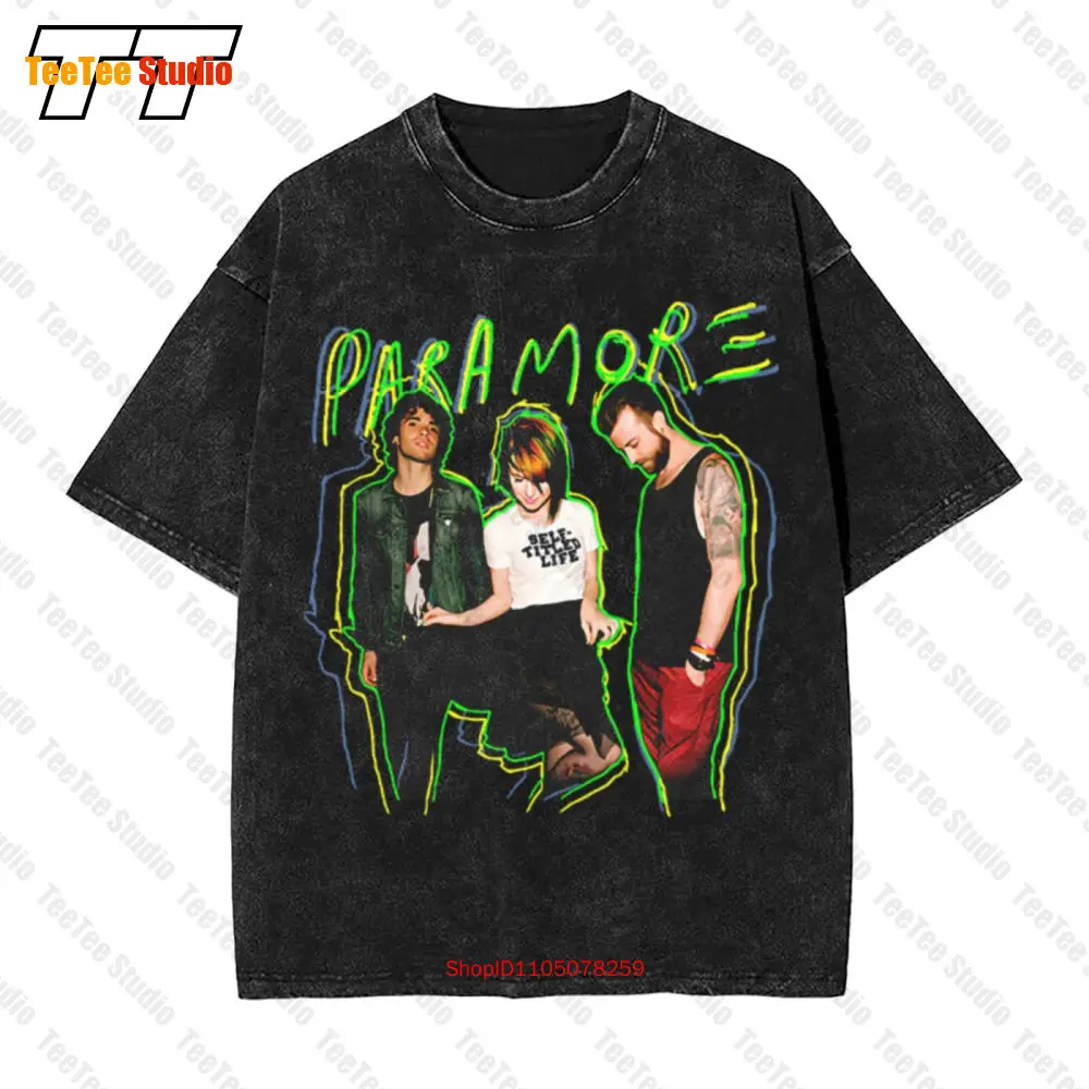 

Винтажная футболка большого размера Paramore 2014, концертный тур Med Pyro Hayley Williams OT9J