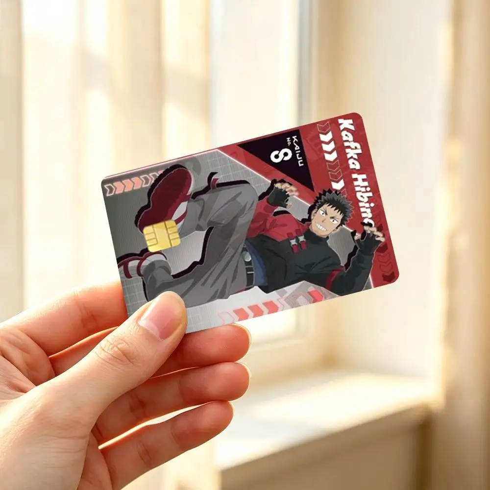 Kaiju No. 8 Main Cast Credit Card HD Stickers Premium matte film effectively prevents fingerprints and daily abrasion.