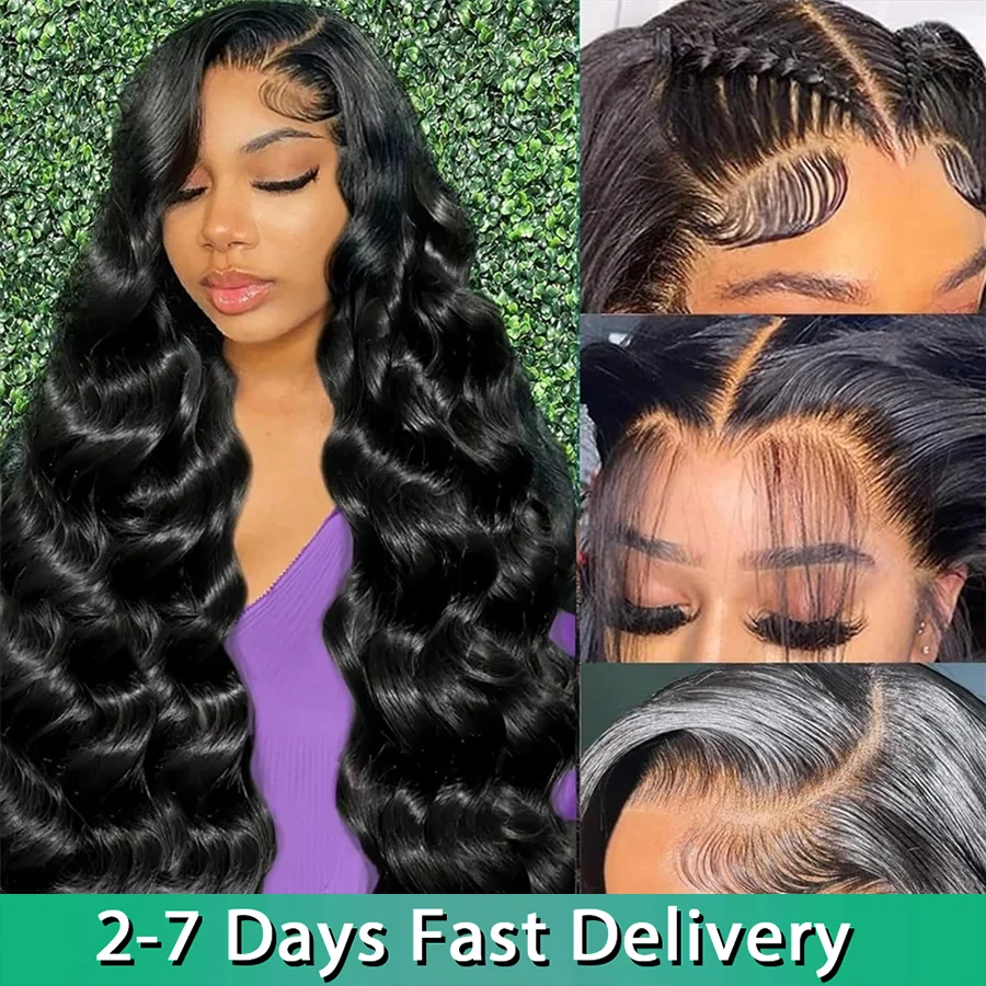 Natural Color Glueless Lace Frontal Human Hair Wigs Glueless 6X4 Lace Front Wig Human Hair Preplucked Body Wave Lace Front Wig