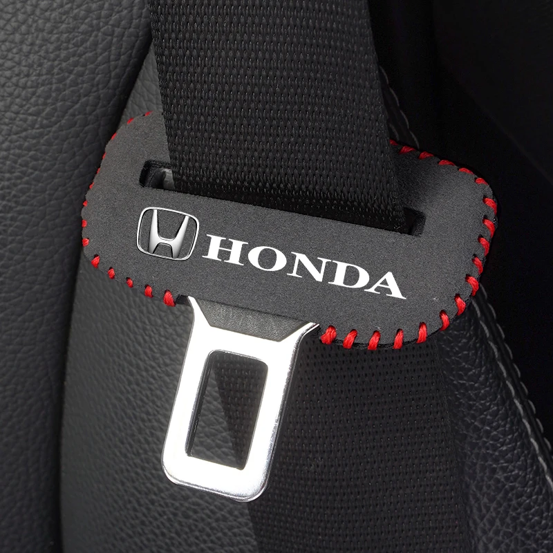 Car Safety buckle protection sleeve accessories For Honda Civci FIT CRV Accord Jazz HRV Dio Stepwgn Prelude Insight Odyssey CRZ