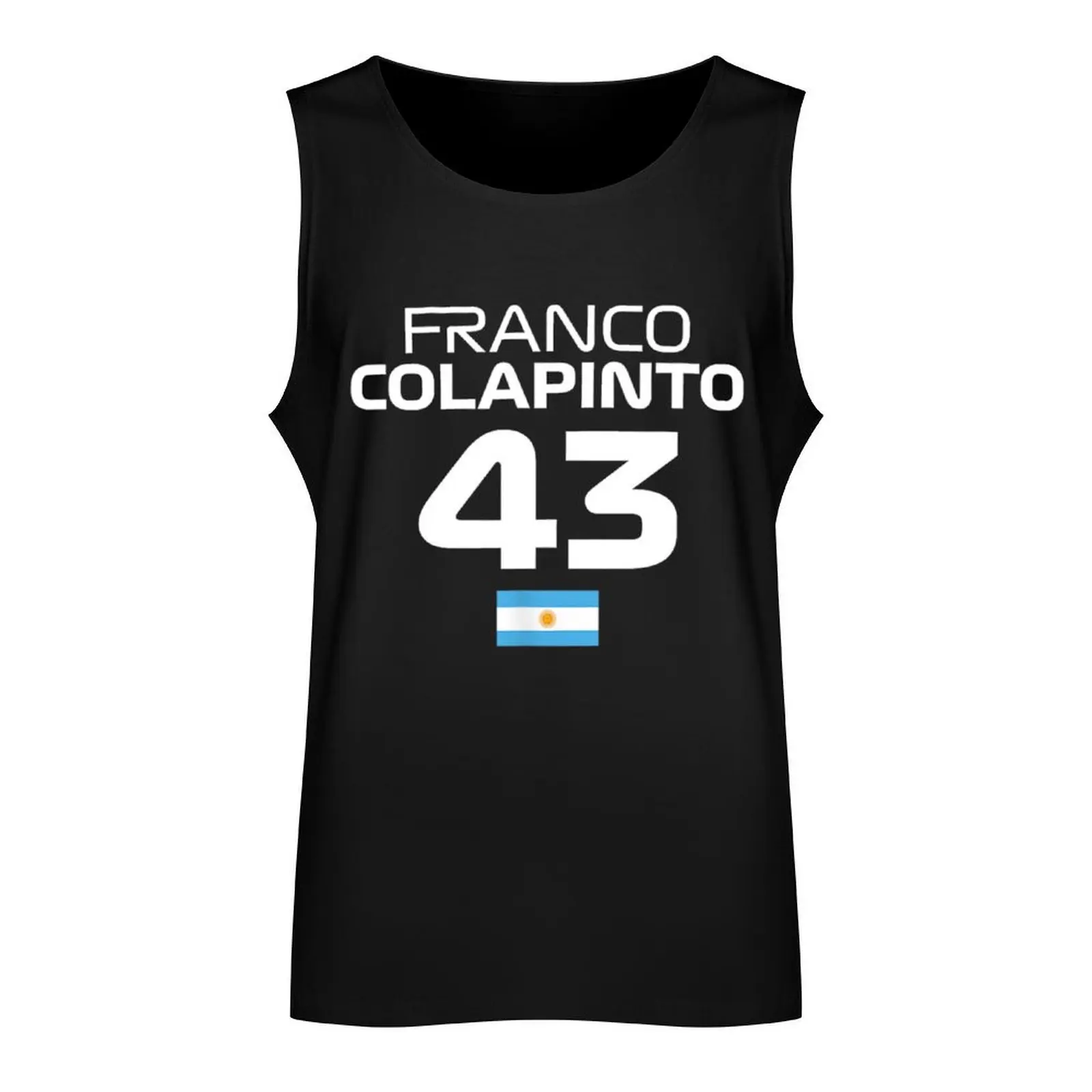 Races Formula Racing Franco Colapinto Tank Top sports vest gym Men's t-shirts t-shirts man training weight vest