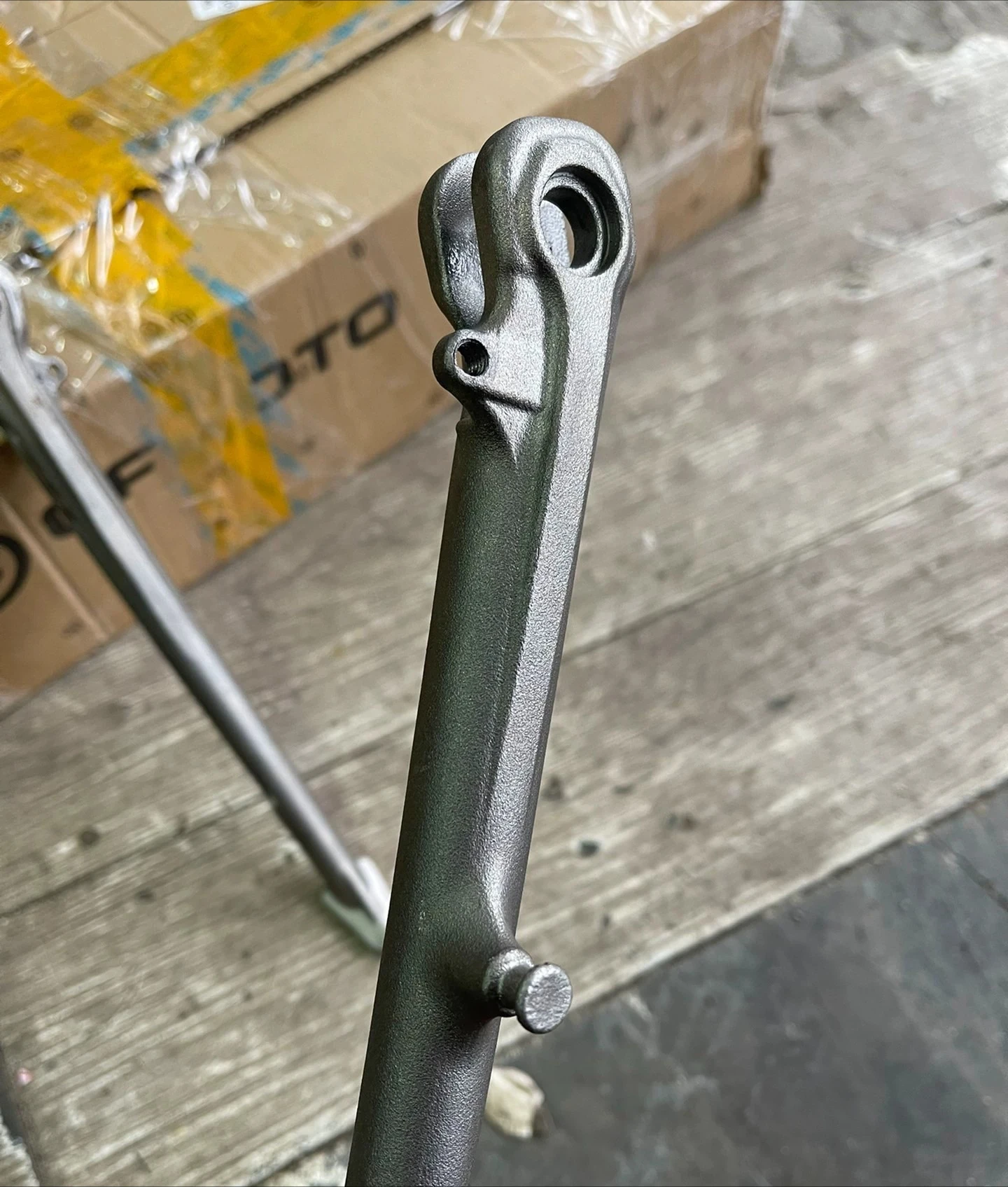 Motorcycle Side Stand Kickstand Heavy Duty Steel Adjustable Height for Sport Bike 835mm 825mm Universal Fit Replacement Part