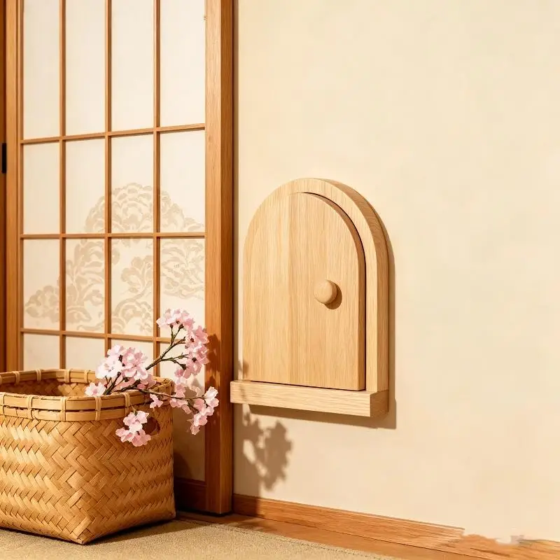 Durable Handcrafted Wooden Outlet Cover Dust-proof Decorative Socket Cover for Long Term Home Wall Decoration