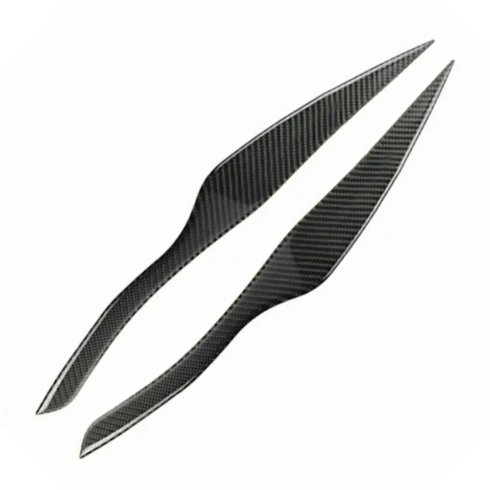 

Real Carbon Fiber Headlight Eyebrow Eyelid For 2005-2012 BMW E90