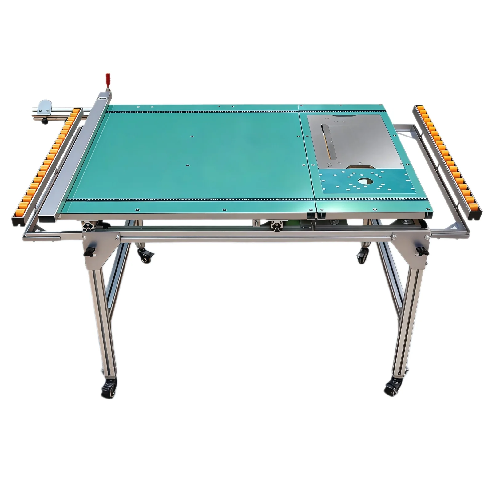 

2026 New High-Quality Precision Sliding Table Saw with Fiberglass Tabletop, Dust-Free Panel Saw for Woodworking