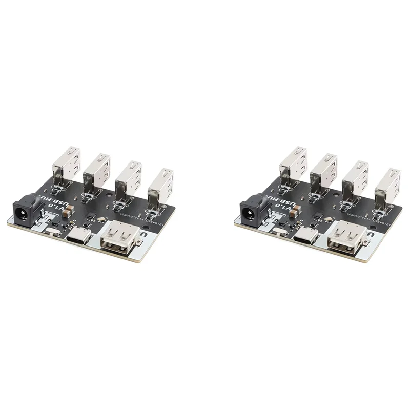 【B55AQ】2X USB Conector XL-USB USBHUB USB2.0 HUB Hub Controller a 4 porte Modulo di espansione USB 2.0 40 MB/S Chip CH334