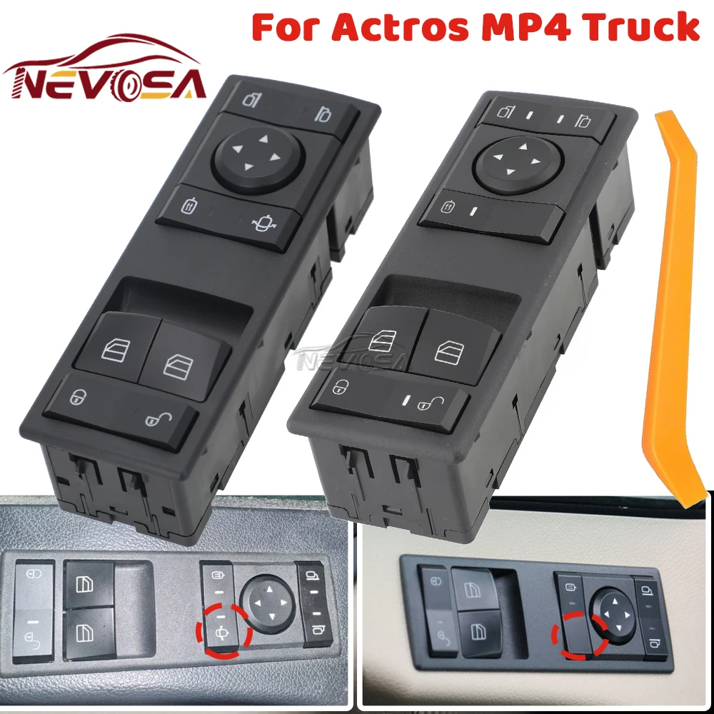 pour-mercedes-benz-actros-mp4-camion-commande-centrale-de-verrouillage-des-fenetres-interrupteur-de-vitre-fonction-de-chauffage-des-sieges-et-des-retroviseurs