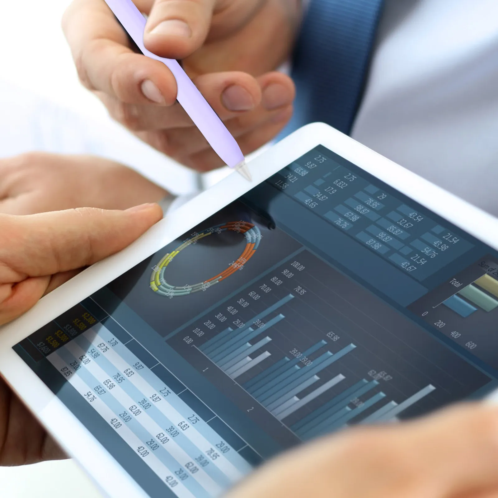 

Stylus Pen Protector Silicone Skin Sleeve Drop Resistant Washable Recyclable Soft Touch Case for Touch Pen Pencil 2