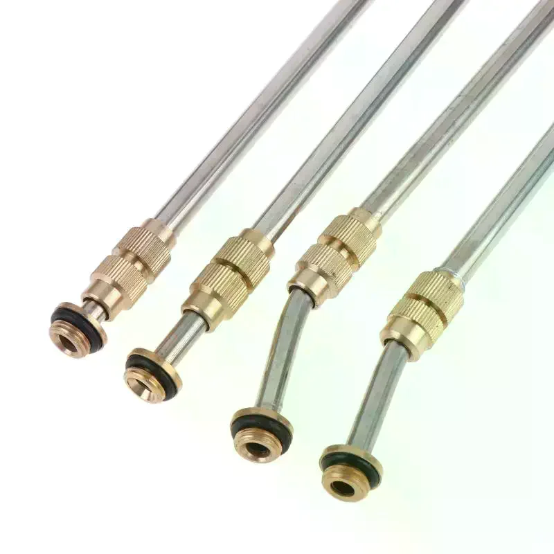 Stainless Steel Telescopic Spraying Rod 0.55-1 M Copper Joint For Electric Hand Sprayer Outdoor Garden Spraying Accessories